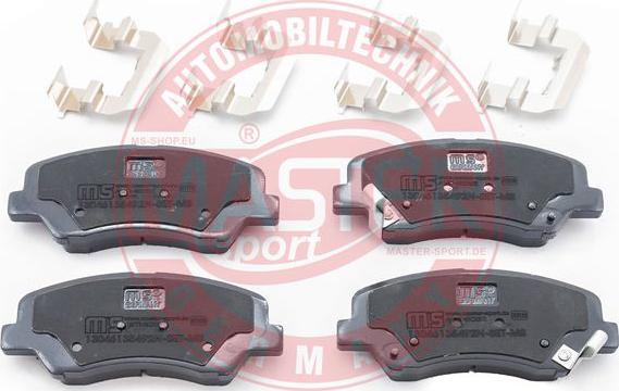 MASTER-SPORT GERMANY 13046135492N-SET-MS - Комплект спирачно феродо, дискови спирачки vvparts.bg