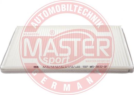 MASTER-SPORT GERMANY 3032-IF-PCS-MS - Филтър купе (поленов филтър) vvparts.bg