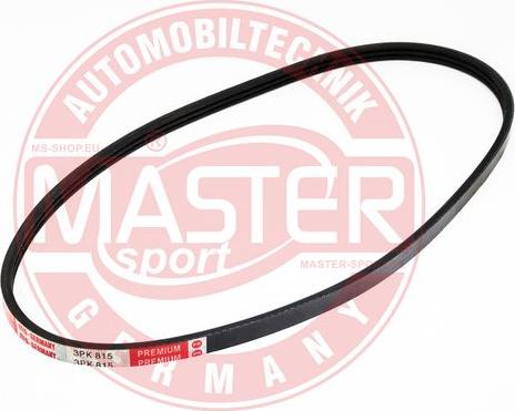 MASTER-SPORT GERMANY 3PK815-PCS-MS - Пистов ремък vvparts.bg