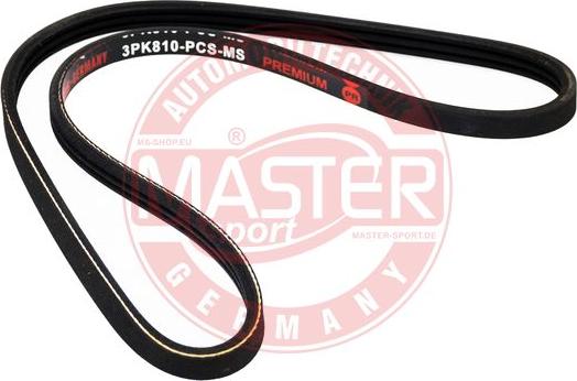 MASTER-SPORT GERMANY 3PK810-PCS-MS - Пистов ремък vvparts.bg