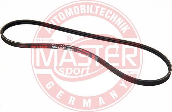 MASTER-SPORT GERMANY 3PK825-PCS-MS - Пистов ремък vvparts.bg