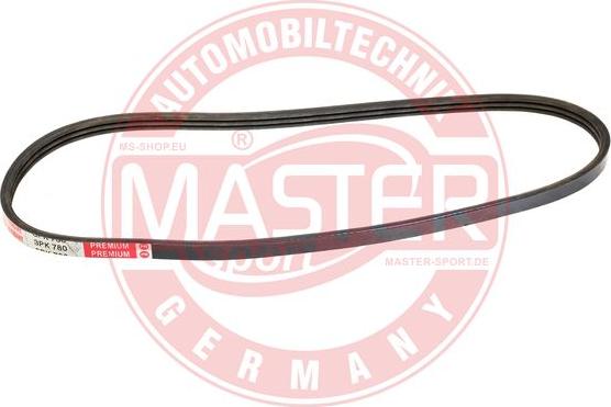 MASTER-SPORT GERMANY 3PK780-PCS-MS - Пистов ремък vvparts.bg