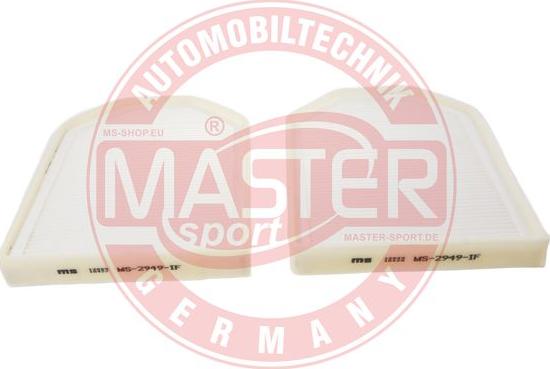 MASTER-SPORT GERMANY 2949-IF-SET/2/-MS - Филтър купе (поленов филтър) vvparts.bg