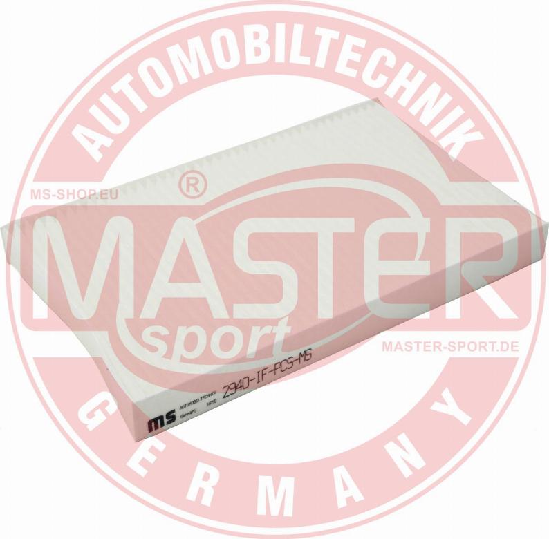 MASTER-SPORT GERMANY 2940-IF-PCS-MS - Филтър купе (поленов филтър) vvparts.bg