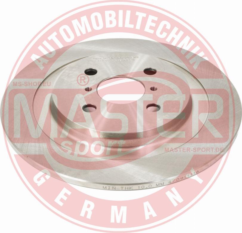 MASTER-SPORT GERMANY 24010901421-PCS-MS - Спирачен диск vvparts.bg