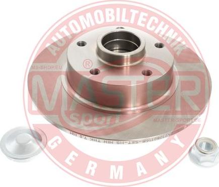 MASTER-SPORT GERMANY 2401080116B-PCS-MS - Спирачен диск vvparts.bg