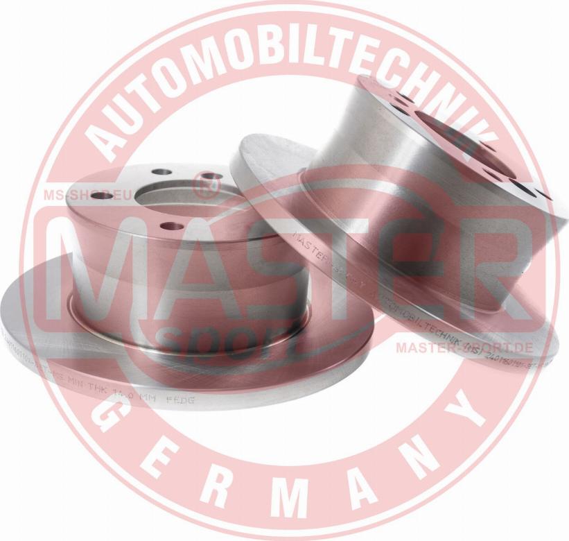 MASTER-SPORT GERMANY 24011601101-SET-MS - Спирачен диск vvparts.bg