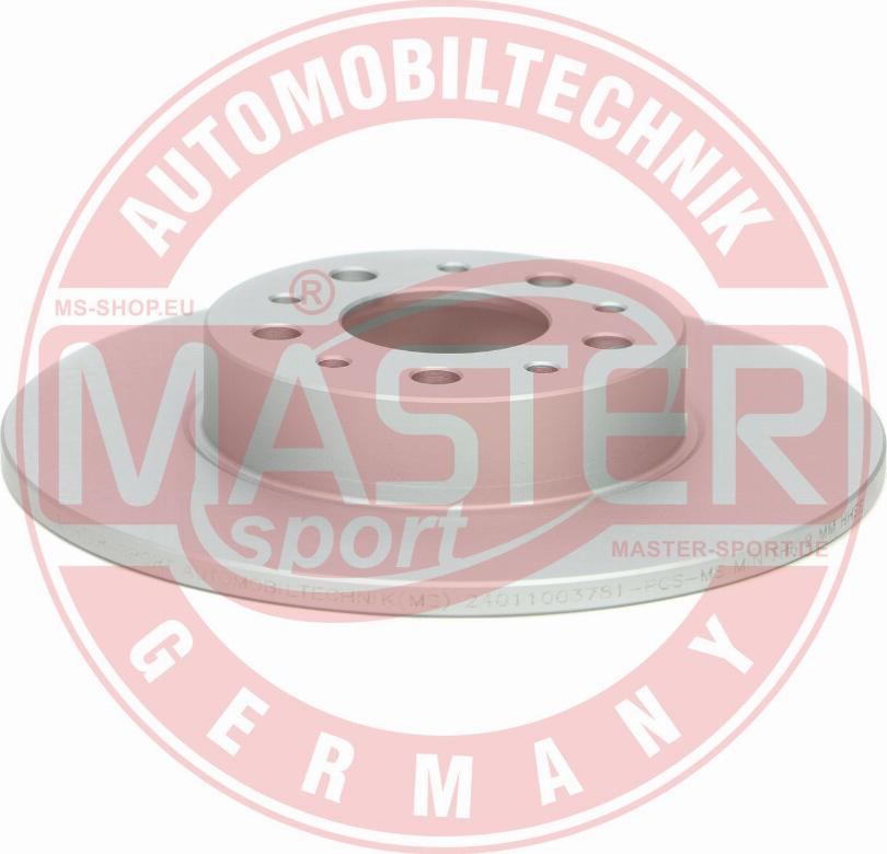 MASTER-SPORT GERMANY 24011003781PR-PCS-MS - Спирачен диск vvparts.bg