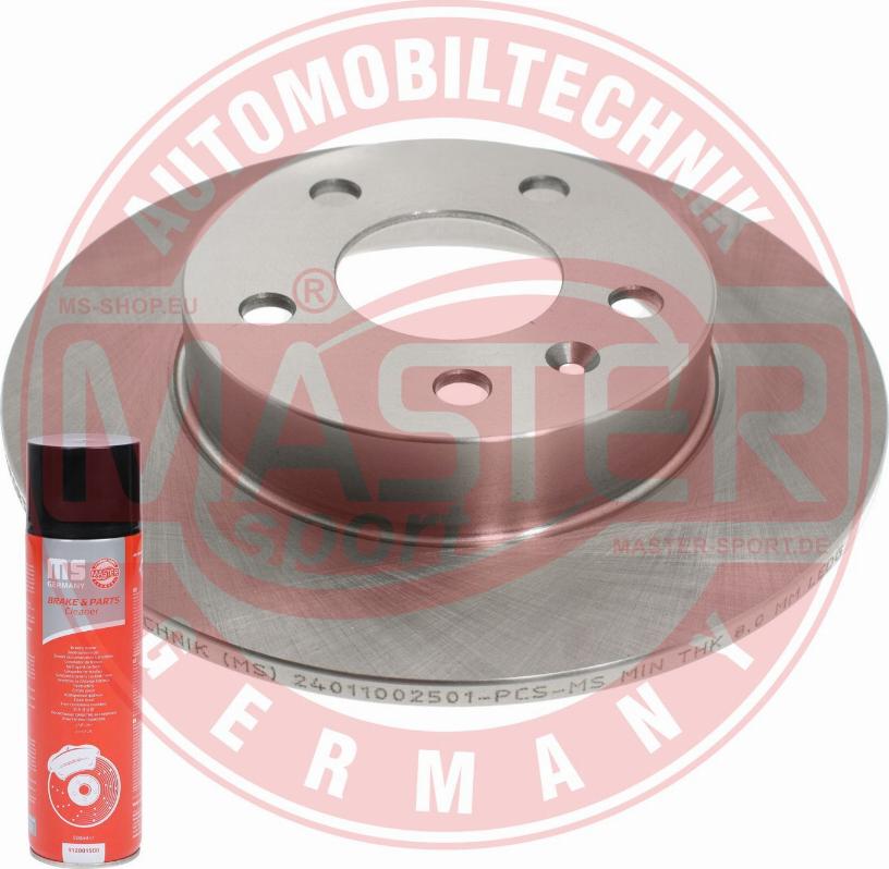 MASTER-SPORT GERMANY 24011002501-PCS-MSP - Спирачен диск vvparts.bg