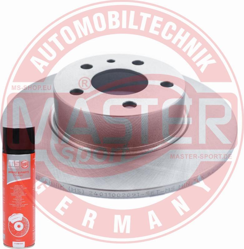 MASTER-SPORT GERMANY 24011002091-PCS-MSP - Спирачен диск vvparts.bg