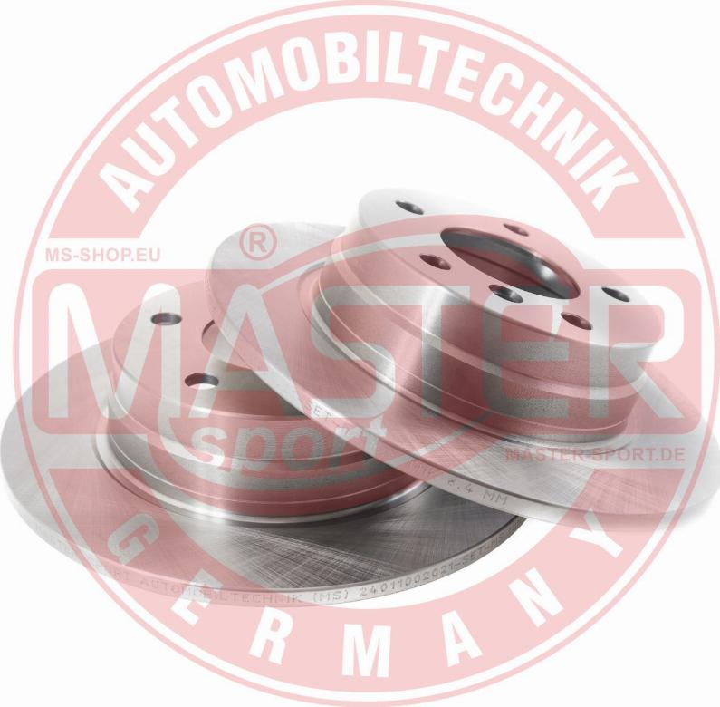 MASTER-SPORT GERMANY 24011002021-SET-MS - Спирачен диск vvparts.bg