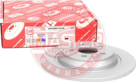 MASTER-SPORT GERMANY 24011101471-PCS-MS - Спирачен диск vvparts.bg