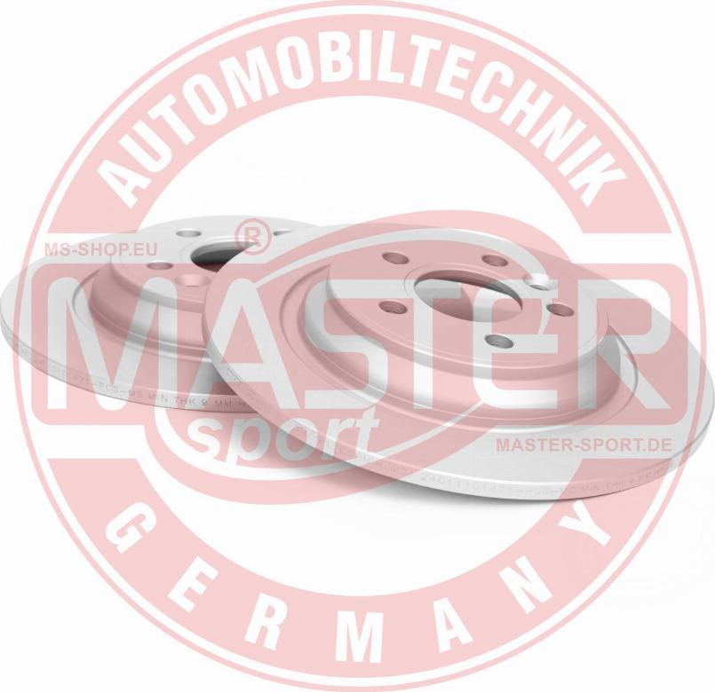 MASTER-SPORT GERMANY 24011101471-SET-MS - Спирачен диск vvparts.bg