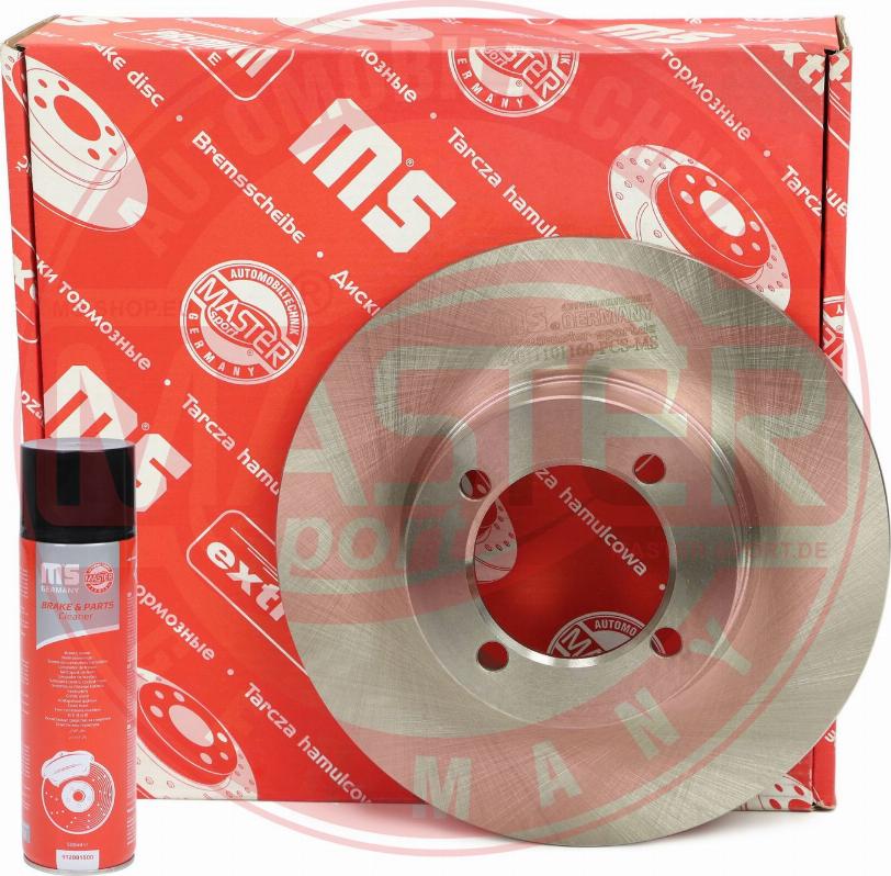 MASTER-SPORT GERMANY 24011101160-PCS-MSP - Спирачен диск vvparts.bg