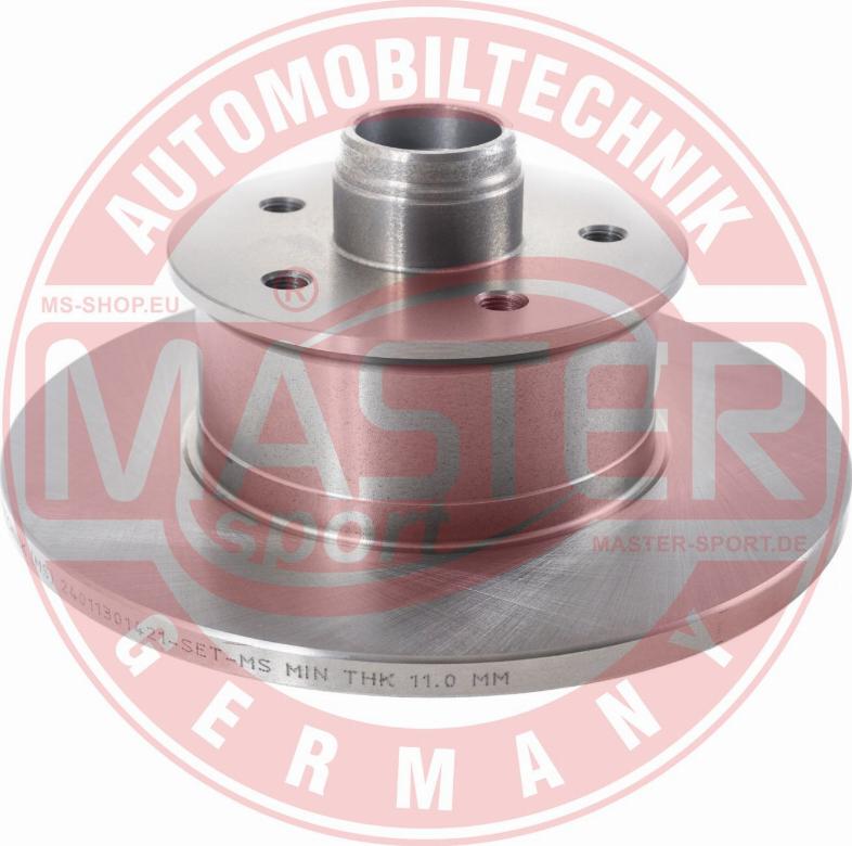 MASTER-SPORT GERMANY 24011301421-PCS-MS - Спирачен диск vvparts.bg