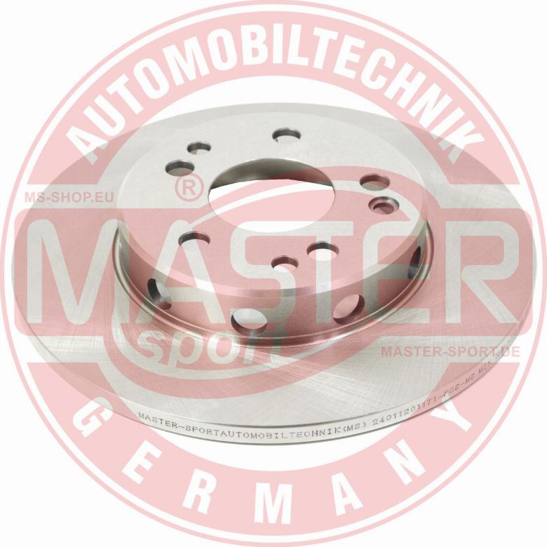 MASTER-SPORT GERMANY 24011201171-PCS-MS - Спирачен диск vvparts.bg