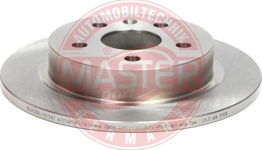 MASTER-SPORT GERMANY 24011201871-PCS-MS - Спирачен диск vvparts.bg