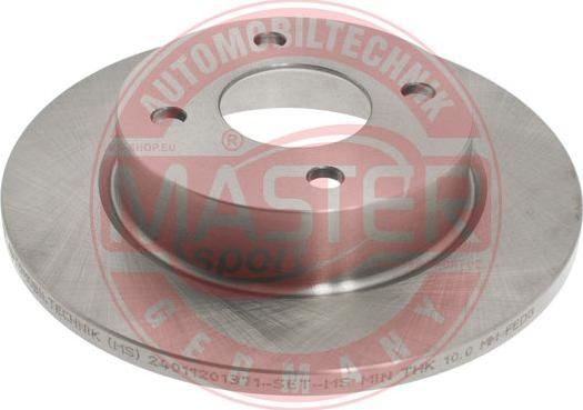 MASTER-SPORT GERMANY 24011201371-PCS-MS - Спирачен диск vvparts.bg