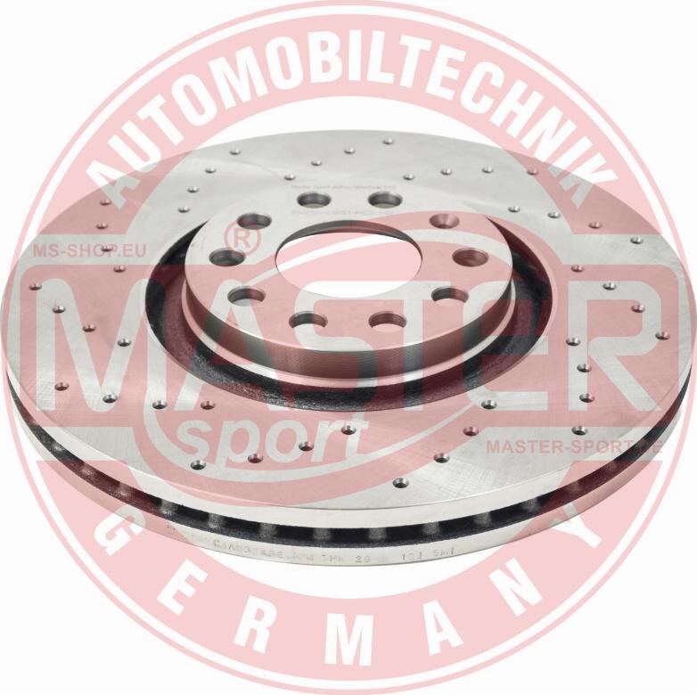 MASTER-SPORT GERMANY 24013001851-PCS-MS - Спирачен диск vvparts.bg