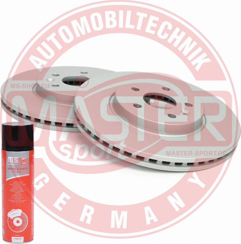 MASTER-SPORT GERMANY 24012601821-SET-MSP - Спирачен диск vvparts.bg