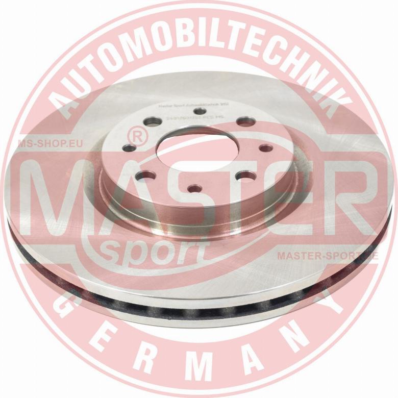 MASTER-SPORT GERMANY 24012601251-PCS-MS - Спирачен диск vvparts.bg