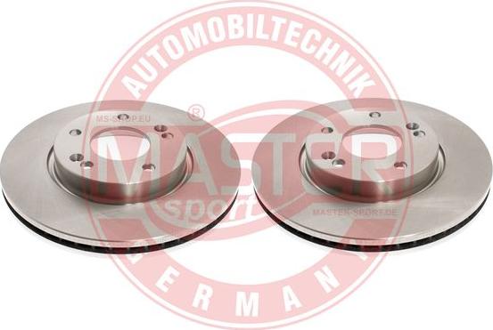 MASTER-SPORT GERMANY 24012601281-SET-MS - Спирачен диск vvparts.bg