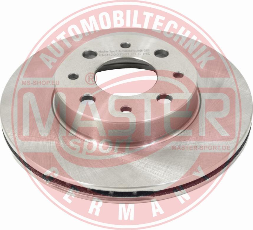 MASTER-SPORT GERMANY 24012001581-PCS-MS - Спирачен диск vvparts.bg