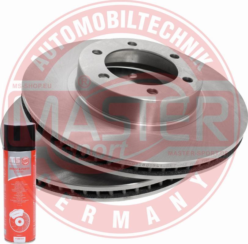 MASTER-SPORT GERMANY 24012801941-SET-MSP - Спирачен диск vvparts.bg