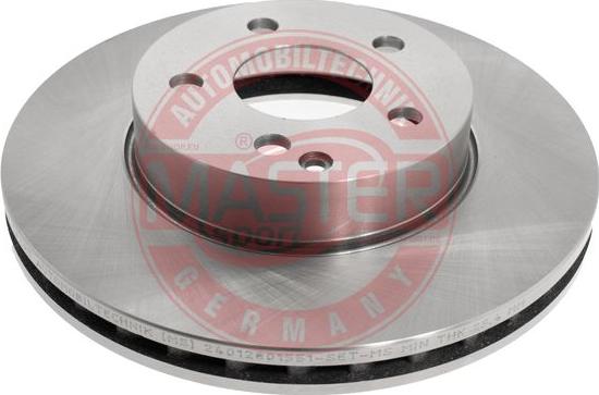 MASTER-SPORT GERMANY 24012801551-PCS-MS - Спирачен диск vvparts.bg