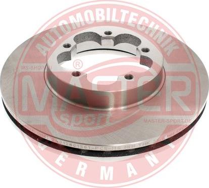 MASTER-SPORT GERMANY 24012801561-PCS-MS - Спирачен диск vvparts.bg