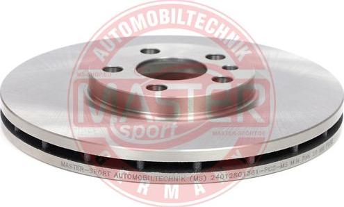 MASTER-SPORT GERMANY 24012801361-PCS-MS - Спирачен диск vvparts.bg