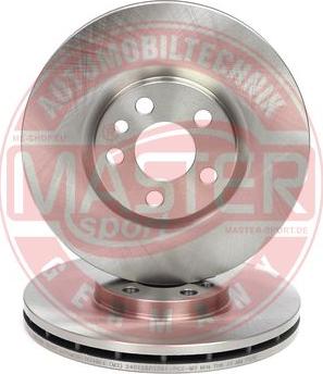 MASTER-SPORT GERMANY 24012801361-SET-MS - Спирачен диск vvparts.bg