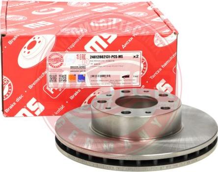 MASTER-SPORT GERMANY 24012802131-PCS-MS - Спирачен диск vvparts.bg