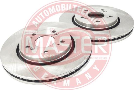 MASTER-SPORT GERMANY 24012802171-SET-MS - Спирачен диск vvparts.bg