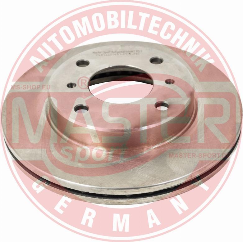 MASTER-SPORT GERMANY 24012201461-PCS-MS - Спирачен диск vvparts.bg