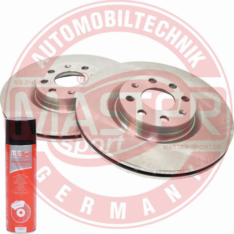 MASTER-SPORT GERMANY 24012202411-PCS-MSP - Спирачен диск vvparts.bg