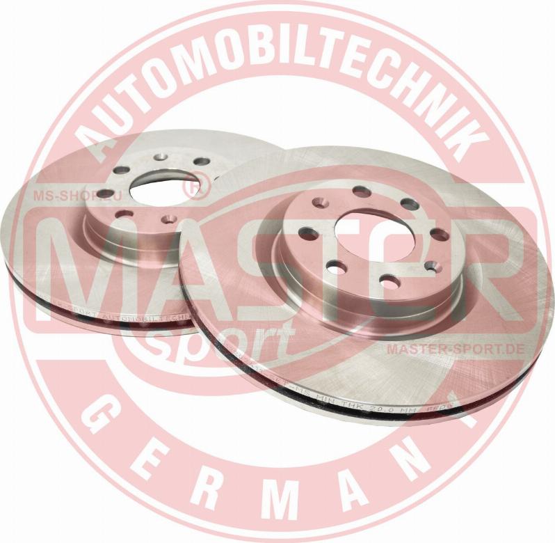 MASTER-SPORT GERMANY 24012202411-PCS-MS - Спирачен диск vvparts.bg