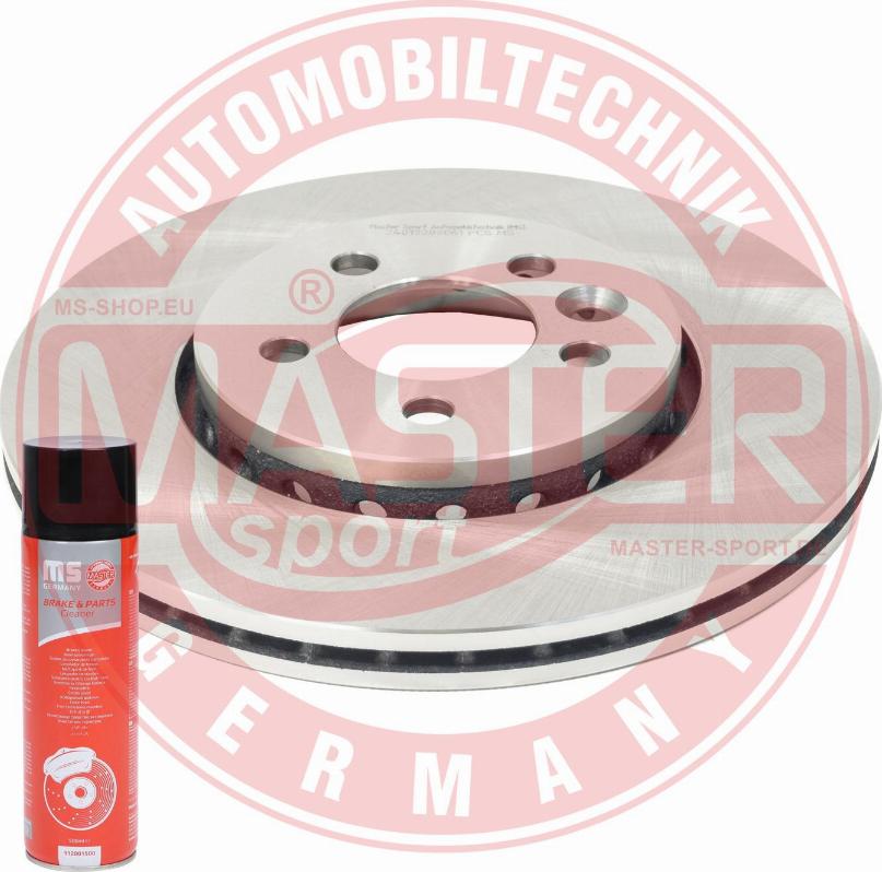 MASTER-SPORT GERMANY 24012202061-PCS-MSP - Спирачен диск vvparts.bg