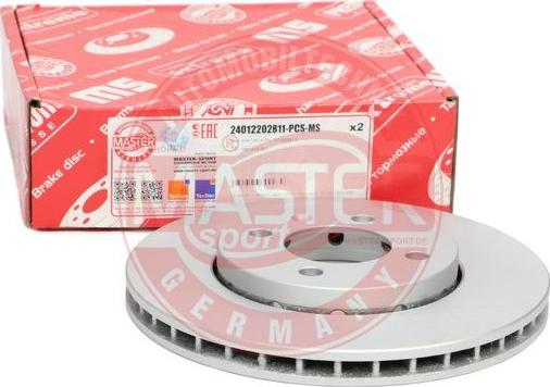 MASTER-SPORT GERMANY 24012202811PR-PCS-MS - Спирачен диск vvparts.bg