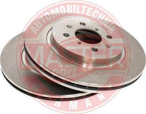 MASTER-SPORT GERMANY 24012202821-SET-MS - Спирачен диск vvparts.bg