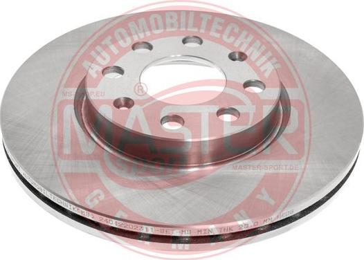 MASTER-SPORT GERMANY 24012202311-PCS-MS - Спирачен диск vvparts.bg