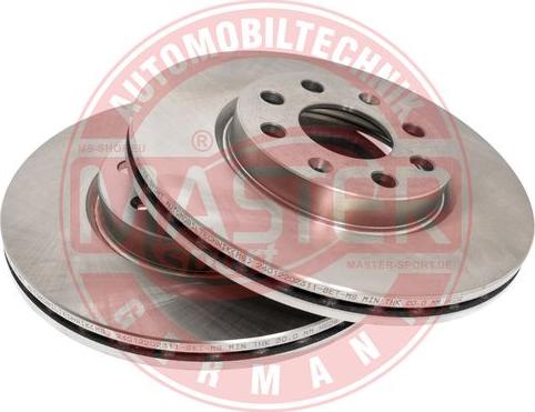 MASTER-SPORT GERMANY 24012202311-SET-MS - Спирачен диск vvparts.bg