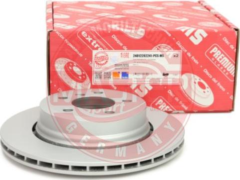 MASTER-SPORT GERMANY 24012202241-PCS-MS - Спирачен диск vvparts.bg