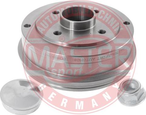 MASTER-SPORT GERMANY 2402180732B-PCS-MS - Спирачен барабан vvparts.bg