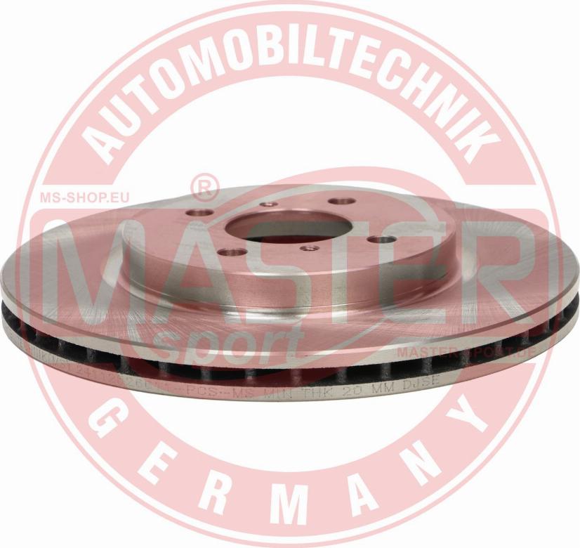 MASTER-SPORT GERMANY 24112526611-PCS-MS - Спирачен диск vvparts.bg