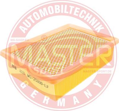 MASTER-SPORT GERMANY 25100-LF-PCS-MS - Въздушен филтър vvparts.bg