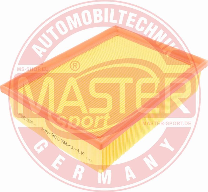 MASTER-SPORT GERMANY 26138/1-LF-PCS-MS - Въздушен филтър vvparts.bg