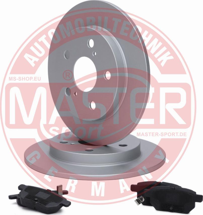 MASTER-SPORT GERMANY 200901550 - Спирачен комплект, дискови спирачки vvparts.bg