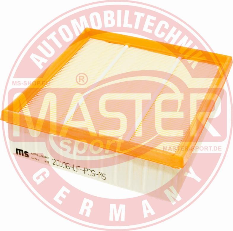 MASTER-SPORT GERMANY 20106-LF-PCS-MS - Въздушен филтър vvparts.bg