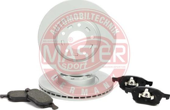 MASTER-SPORT GERMANY 202501700 - Спирачен комплект, дискови спирачки vvparts.bg
